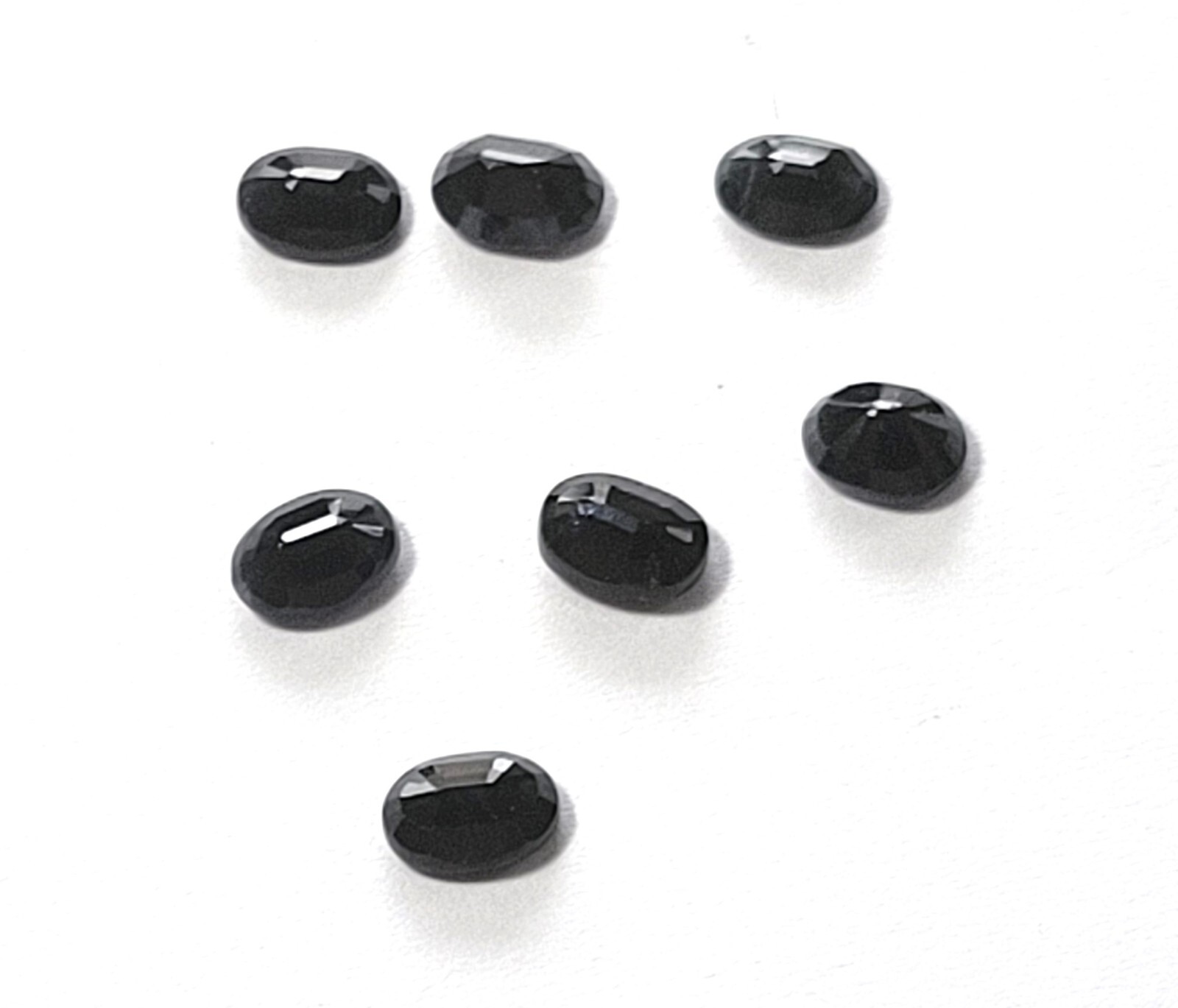 8.00 Carats Blue Sapphire 7 Pieces Oval Shapes Approx 7x5mm Unset Gems