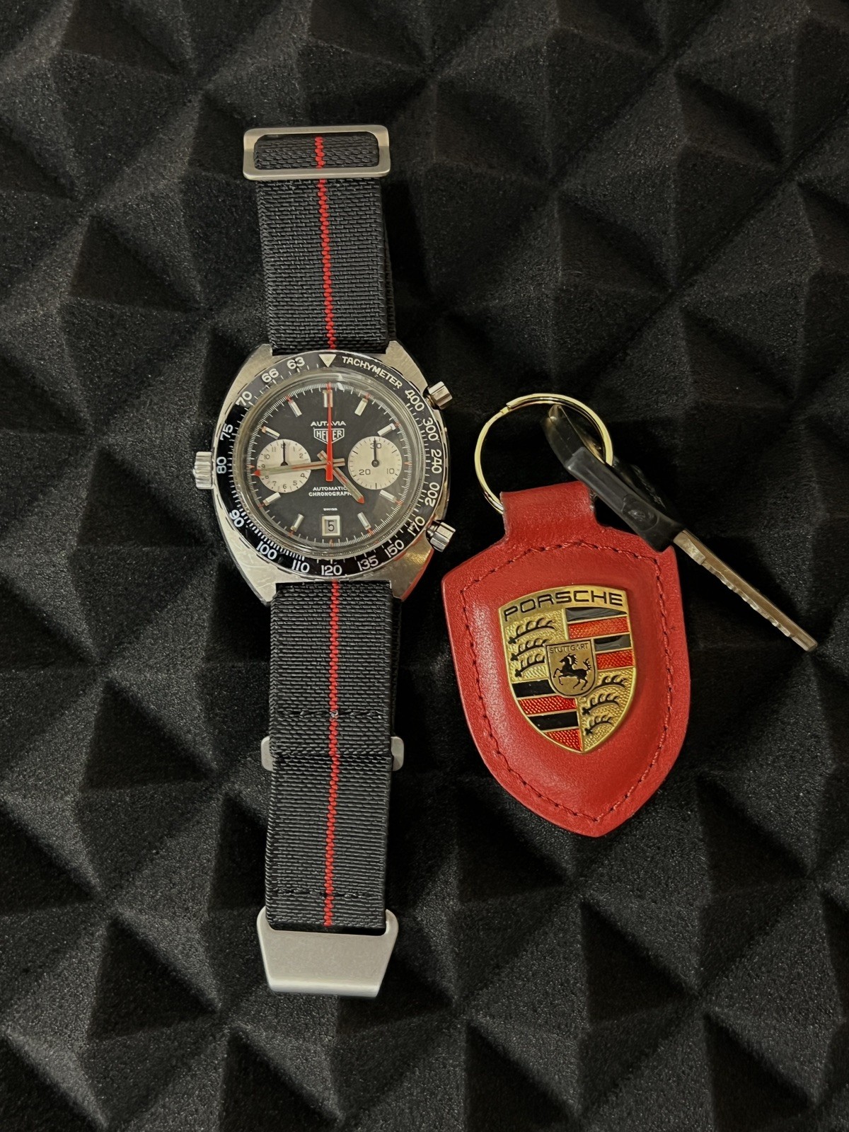 1972 Heuer Autavia Viceroy Chronograph 1163V SS Caliber 12 Full Service