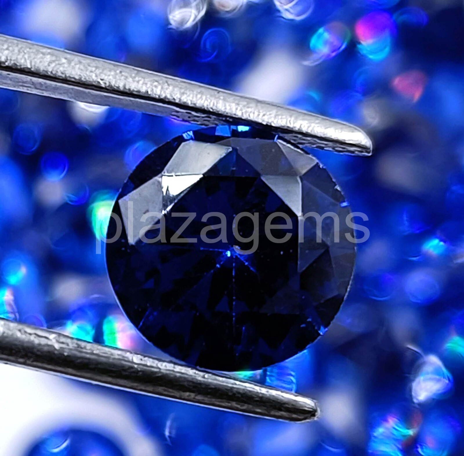 Round Shape Natural Blue Sapphire 5Pcs 10 x10 mm Size Certified Loose Gems 25N