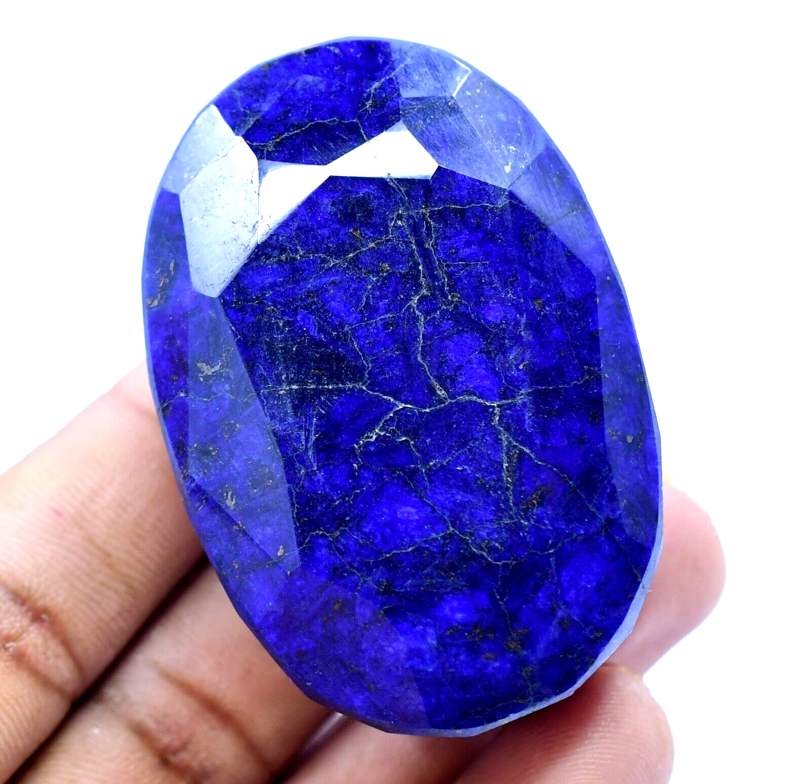 575.5 Ct Natural Huge Blue Sapphire Certified Museum Use Treated Oval Gemstone