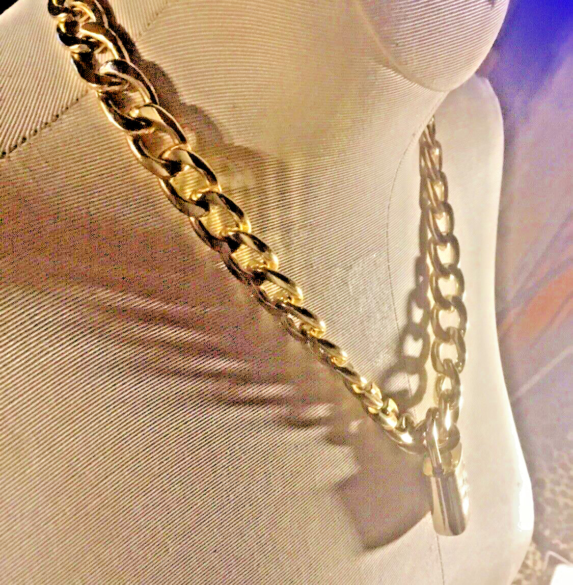 Basic Brothers Lock Heavy Chain Chunky Lock Chain 18 Inches Heavy “Bros”