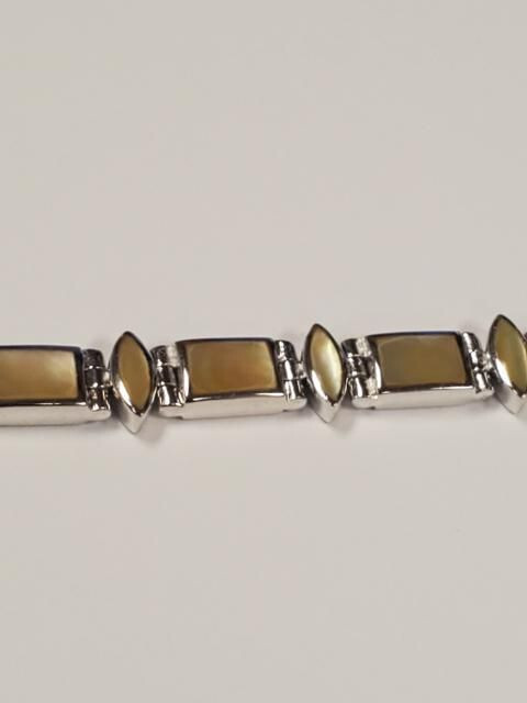 Sterling Silver 7.5″ Tennis Style Bracelet 13.0 Gr.