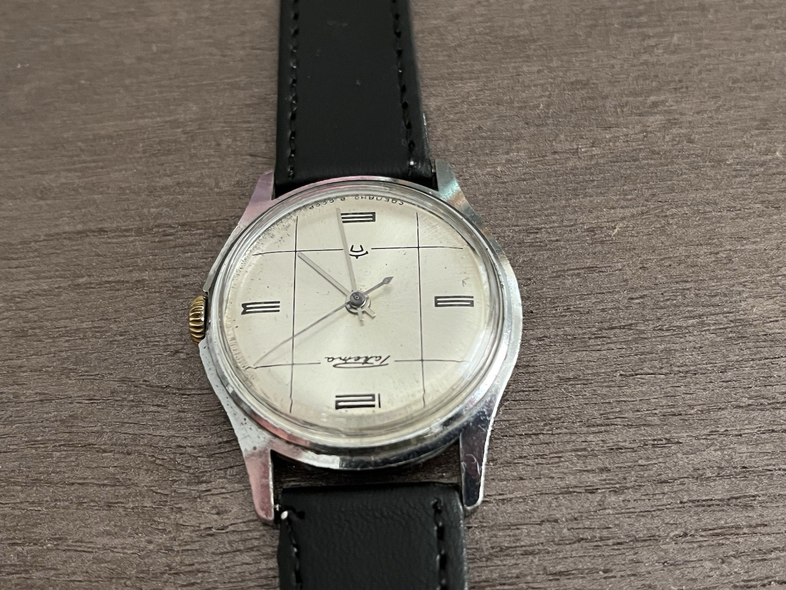 Rare Vintage Raketa 2609A 21 Jewels Soviet Era USSR Mechanical Watch Serviced