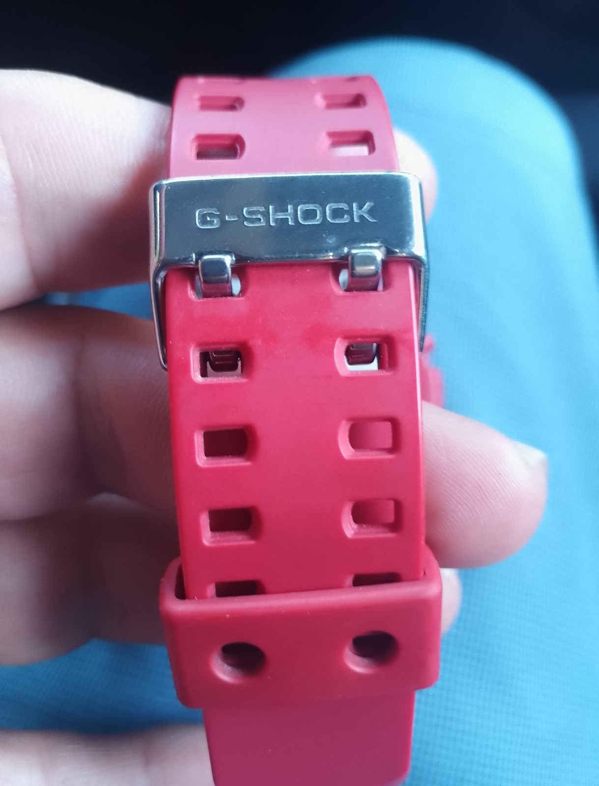 Casio G-Shock GA-100B Watch Men 51mm Red Black