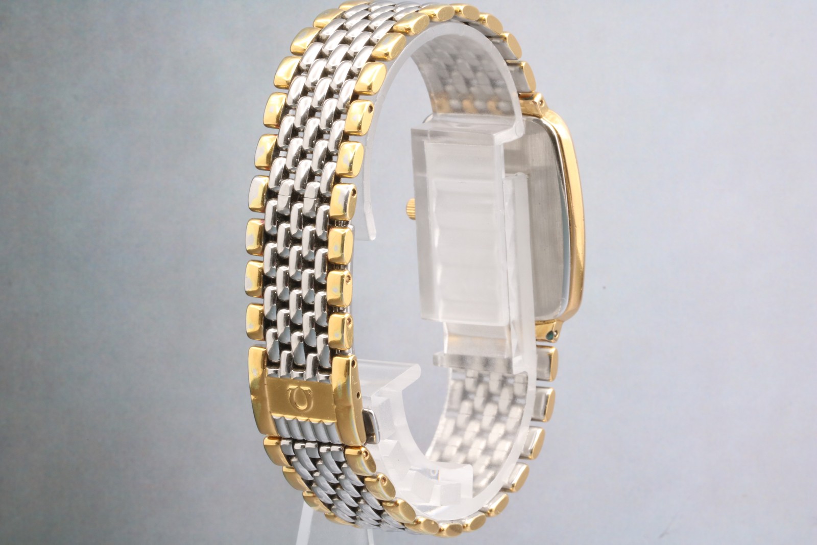 [Near MINT] Vintage OMEGA De Ville Cal.1378 Gold Square Quartz Men’s Watch JAPAN