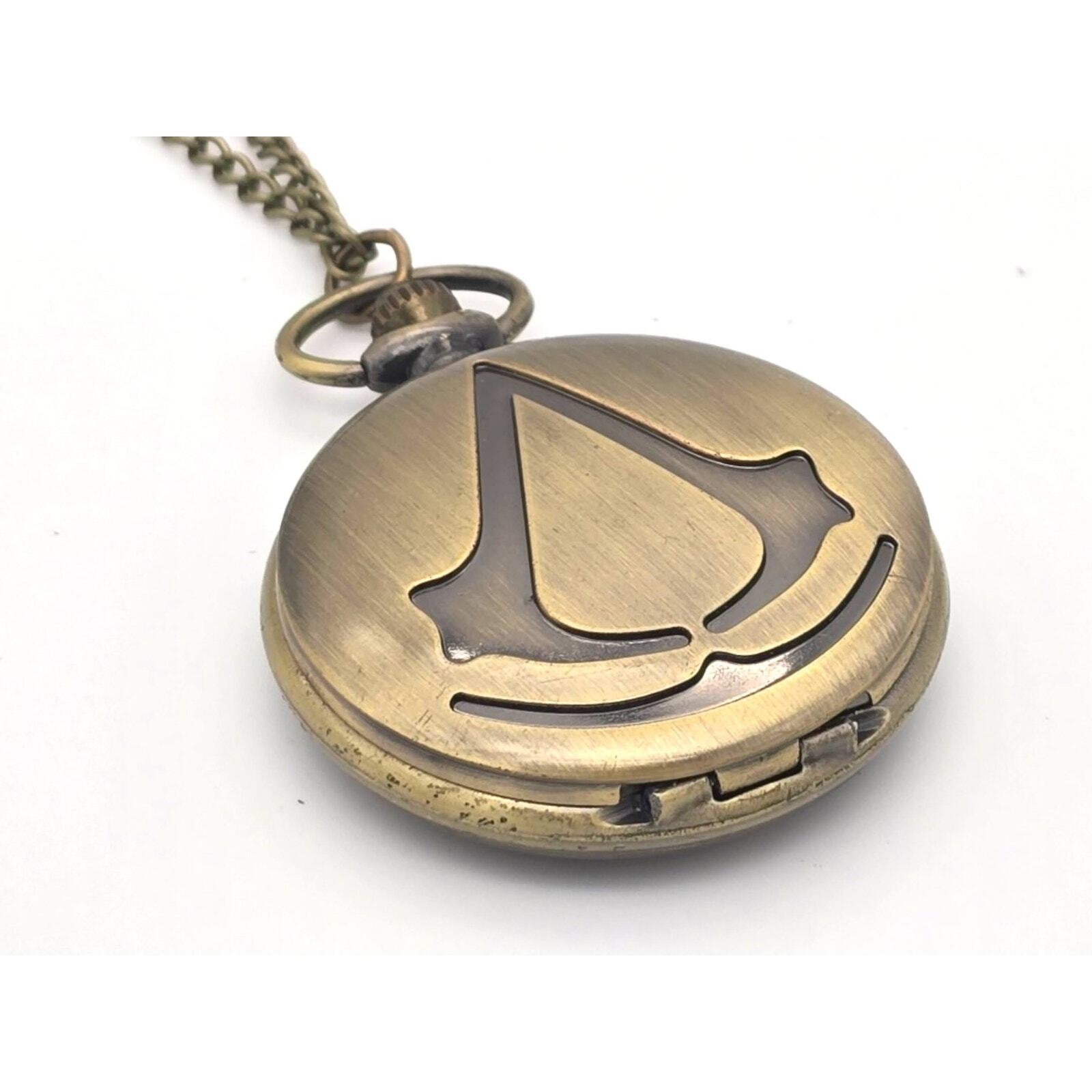 Video Game Pocket Watch – Vintage Steampunk Timepiece Unique Gift Fans Templars