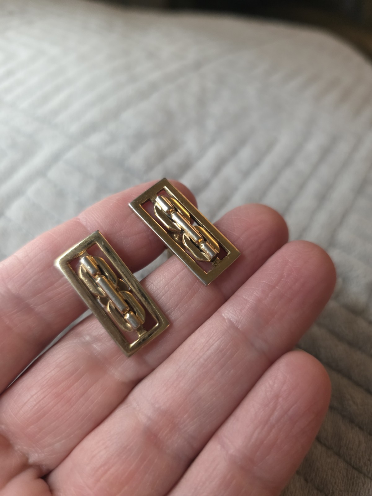 Chain Link HICKOK SINGLE Vintage Cuff Link replacement lost/broken zp43