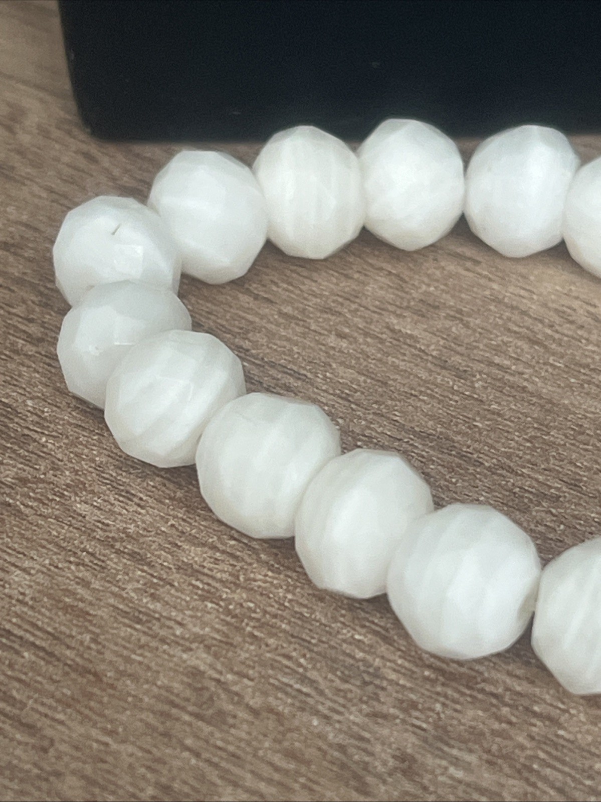 Thomas Sabo White Agate Stone Bracelet , Charm Carrier Rare Size 16 Cm Hallmark