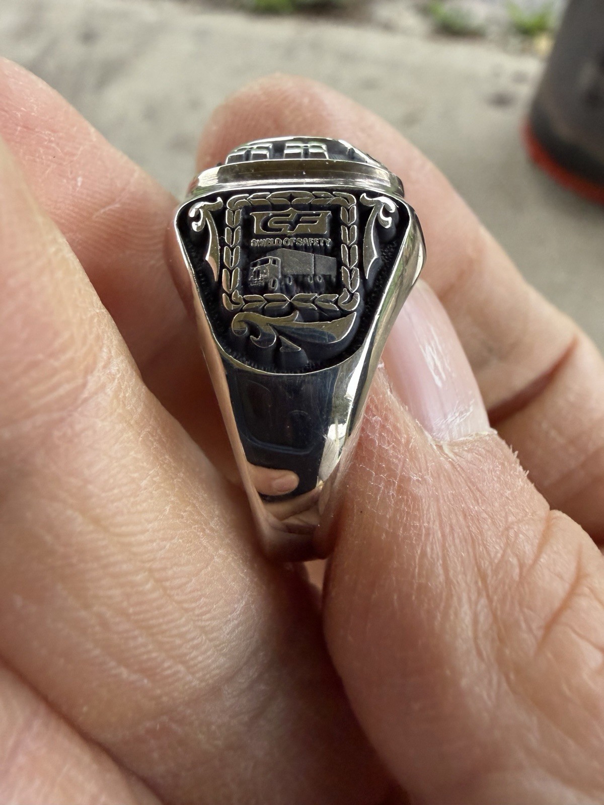 Safe Driver Class Ring( 31.3% palladium)