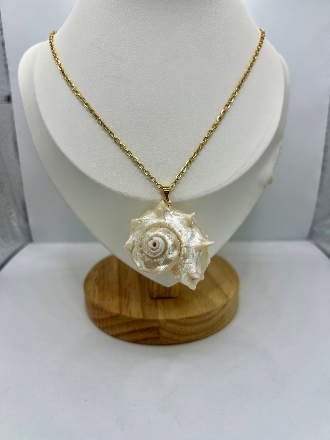 Seashell Gold Chain Necklace