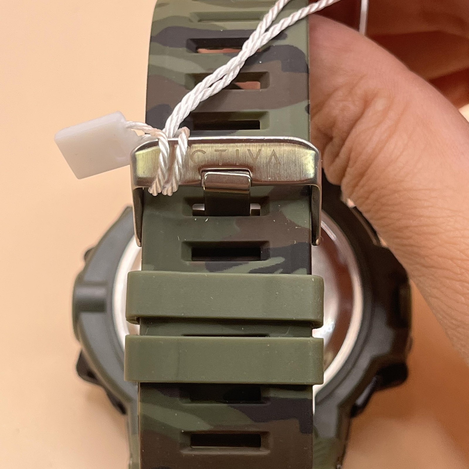 Activa Digital Sports Watch Camo Strap 3 BAR Water Resist Alarm Chrono Light