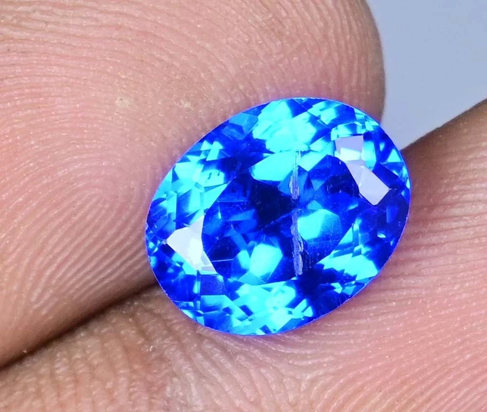 4.55 Ct Natural Rare Lustrous Blue Tanzanite Oval IGL Certified Loose Gems 6YHZ