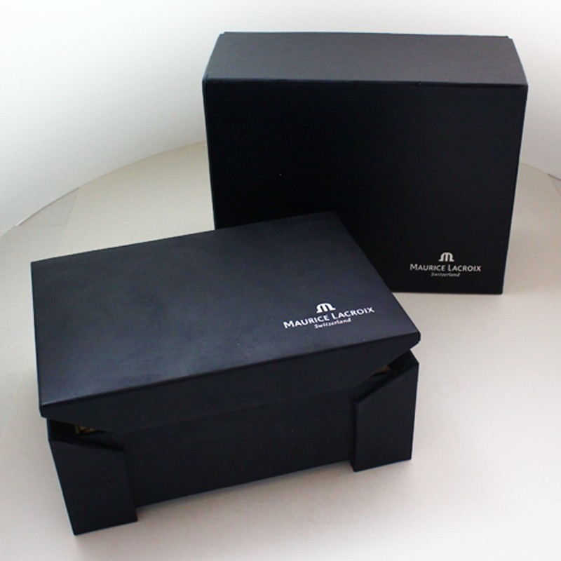 Maurice Lacroix Pontos Chronograph Valgranges PT6128 47mm Steel Wristwatch + Box