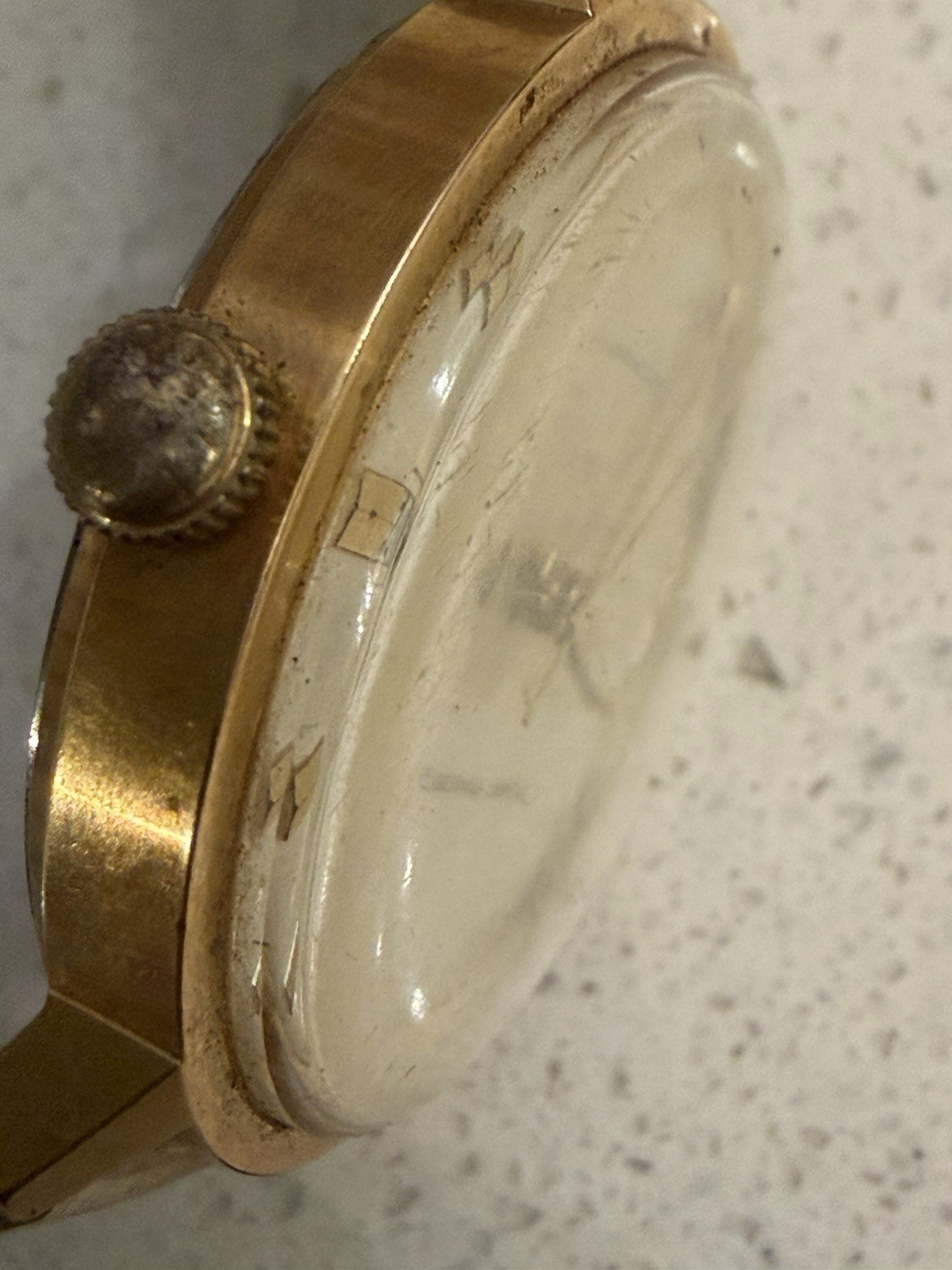 Vtg Aureole 17 Jewel Automatic Gold Plated Mens Watch Stuart Kingston Incabloc