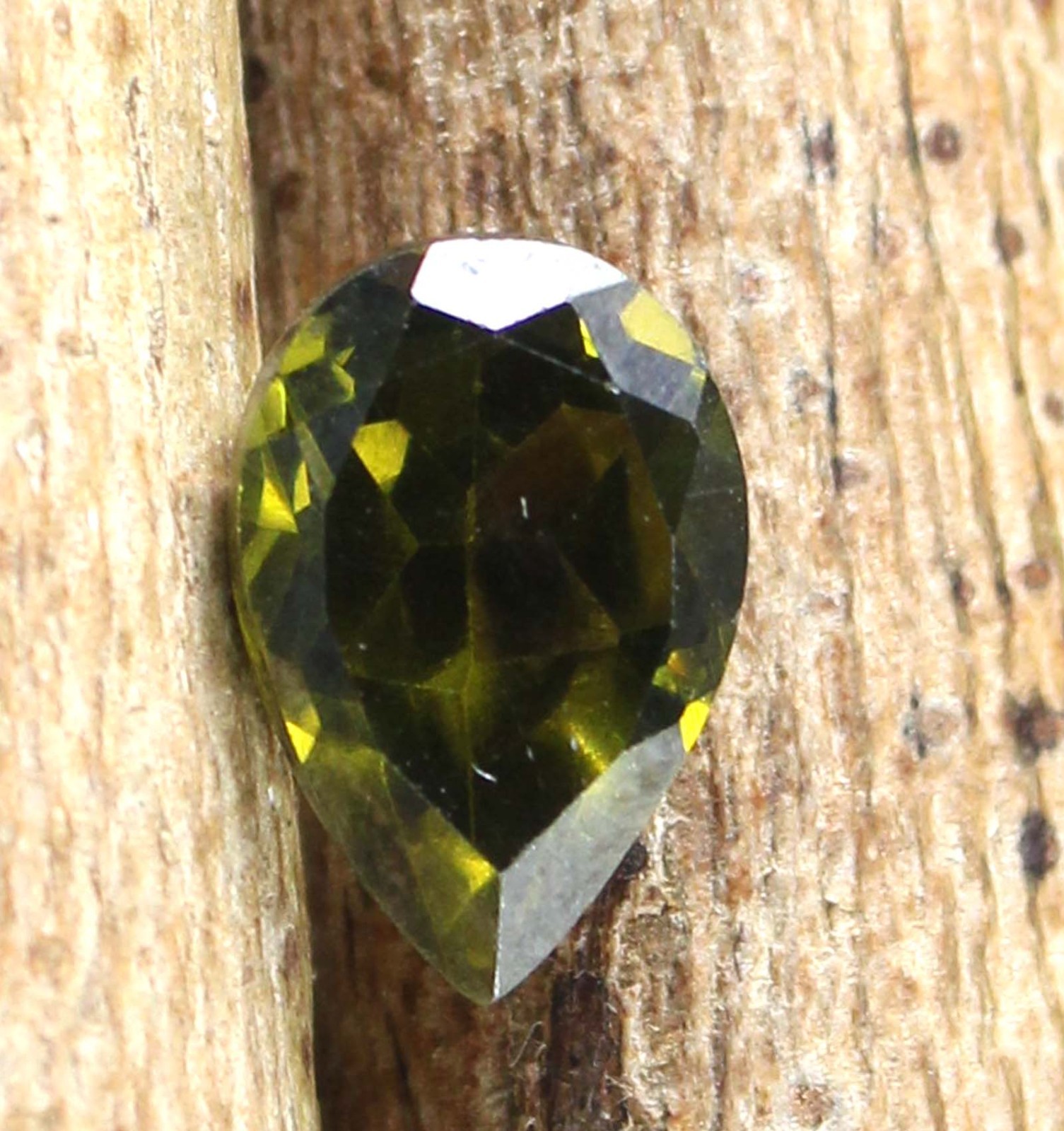 Natural 5.90 Ct Green Tourmaline Pear Gems Certified T28603 Columbus Day Deal