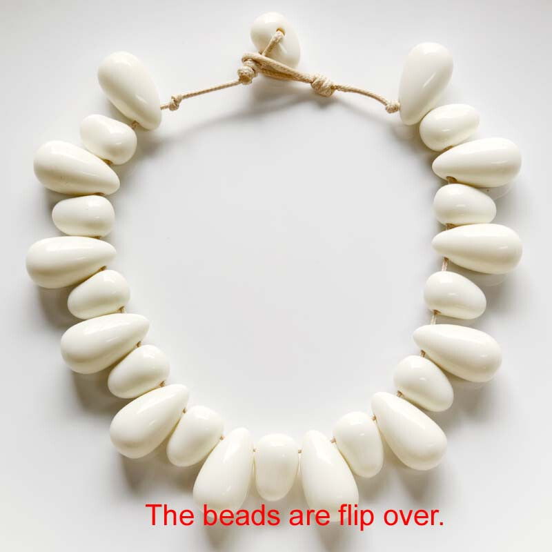 16″ Zara Boho Beads Bib Statement Necklace Chic Women Party Vacation Jewelry