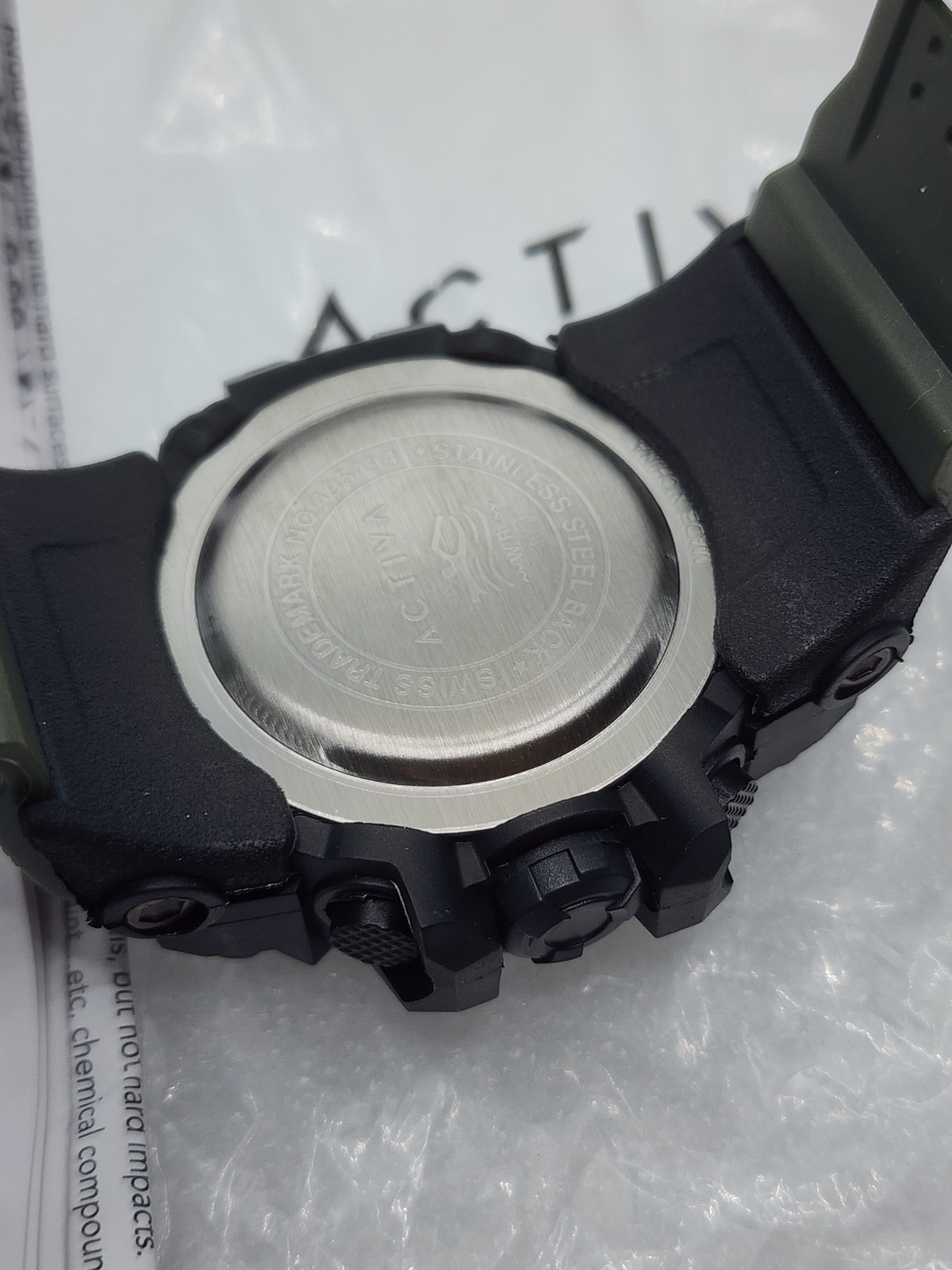 Activa Endurance X Invicta Racing Army Military Green OD Camo EDC Field Watch