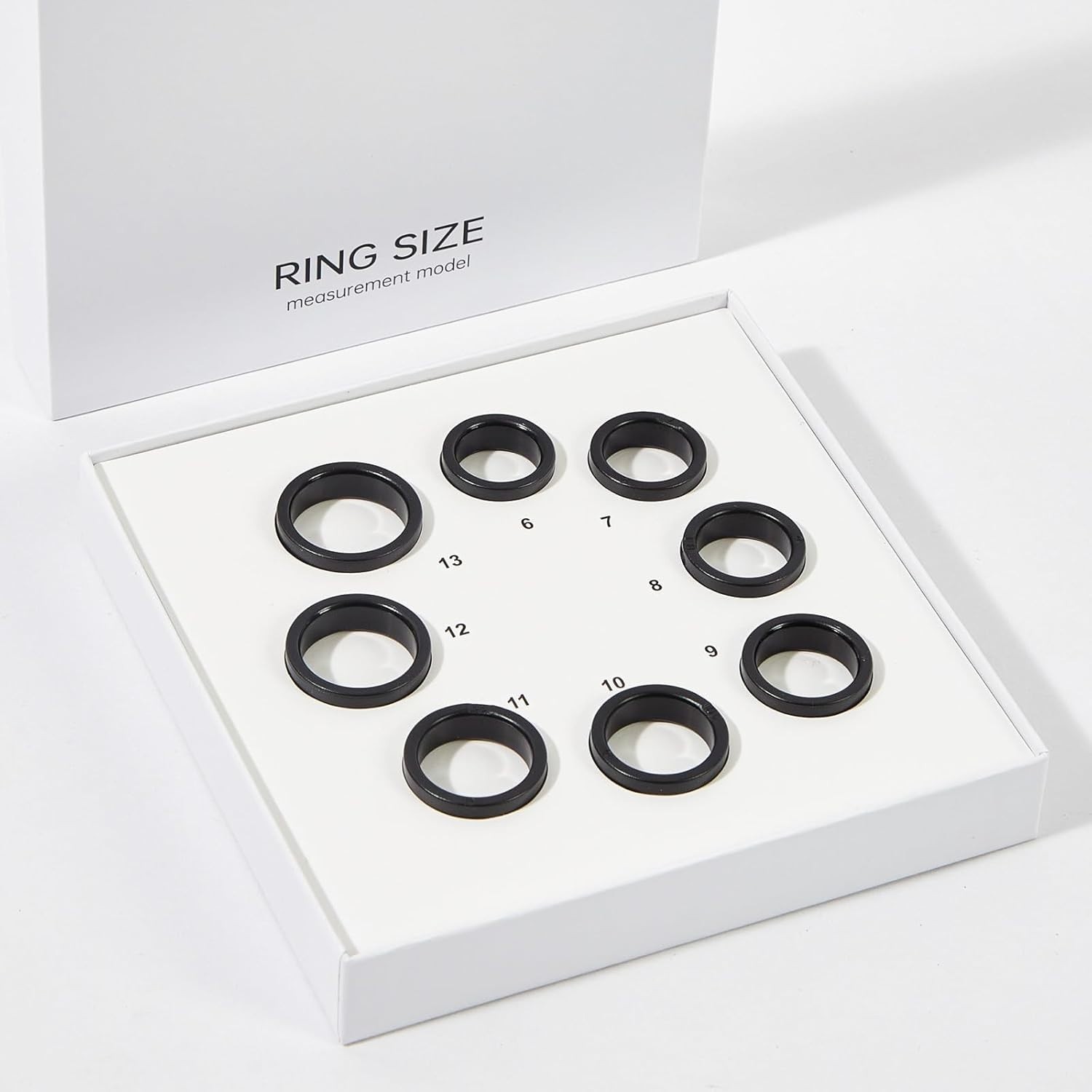 Smart Ring Sizing Kit, 8 Sizes (6-13) for Adults, Sizing Kit Measurement Model