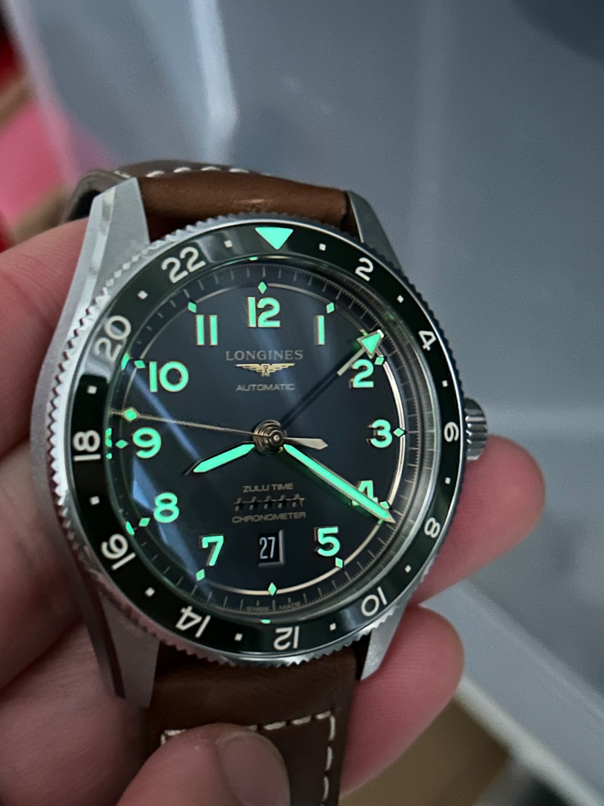 Longines Spirit Zulu Time GMT Anthracite Men’s Watch – L3.812.4.63.2