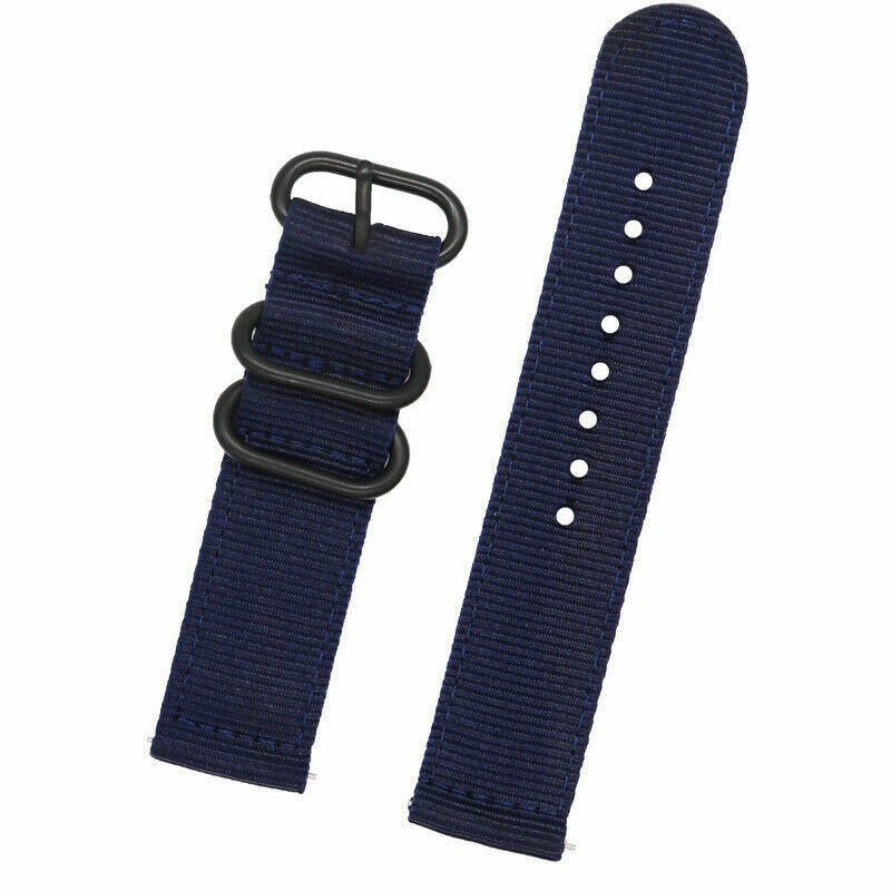 20mm For Garmin Forerunner 245 645 Music / 55 Woven Nylon Watch Band Strap