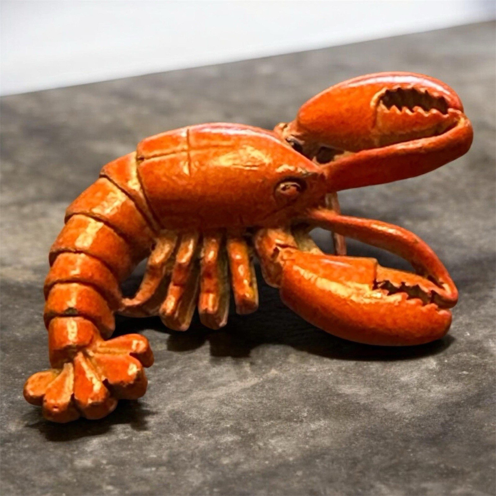VTG Gerry’s Lobster Pin Brooch Figural Nautical Ocean Sea Sweater