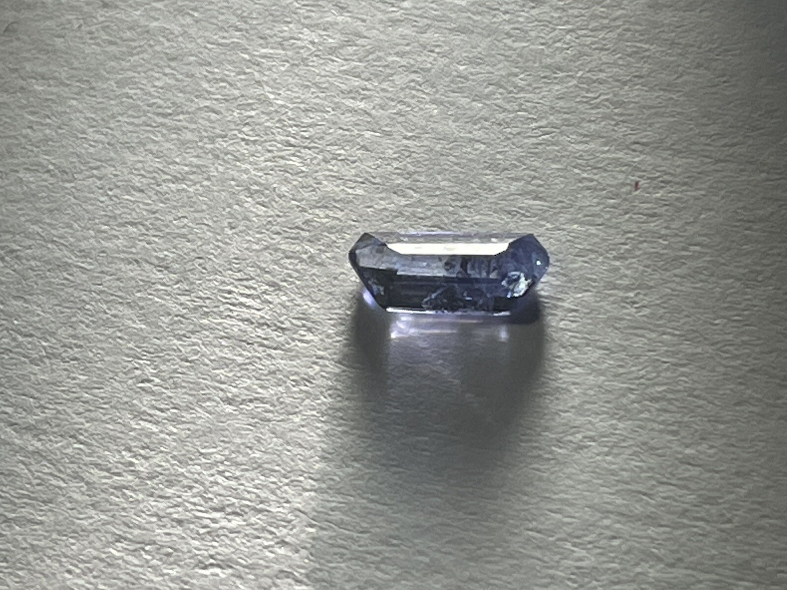 Benitoite from CA/USA fac cut in Germany 0.56ct 7.3x3mm Freeform
