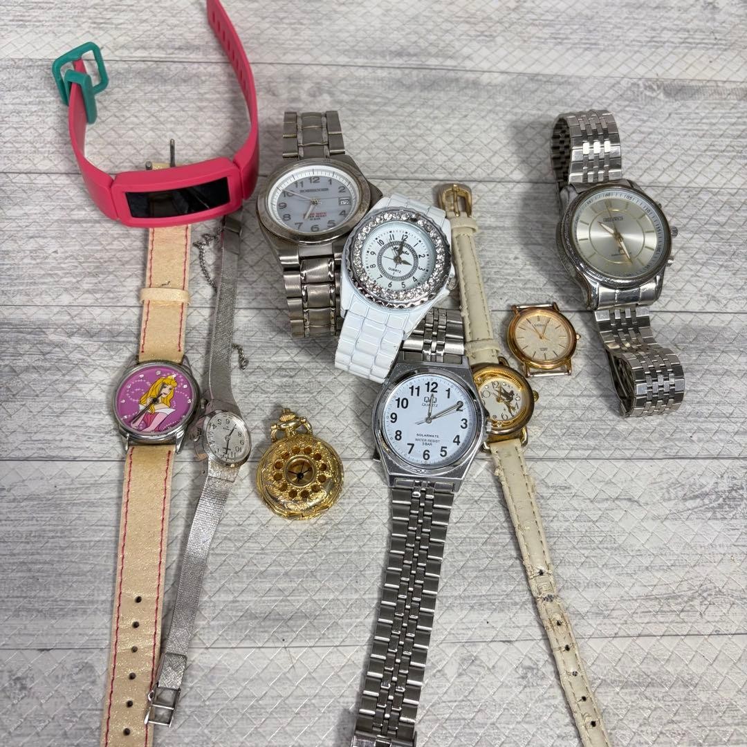 10 non-working watches bundle, management number 9, including Seiko, Citizen, et