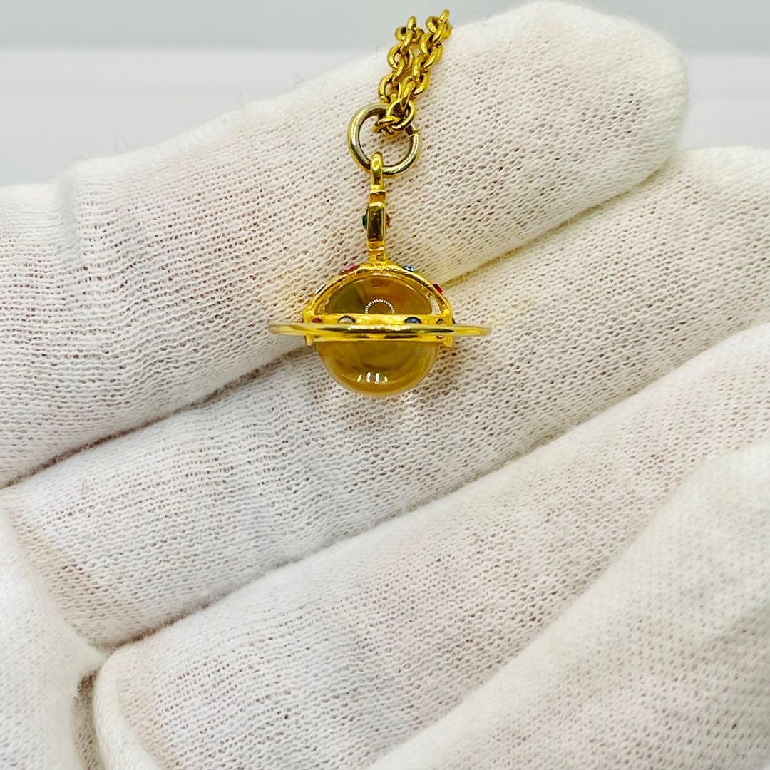 Vivienne Westwood Women Necklace 90′ Red Box Early Petit Orb Limited Edition VHT