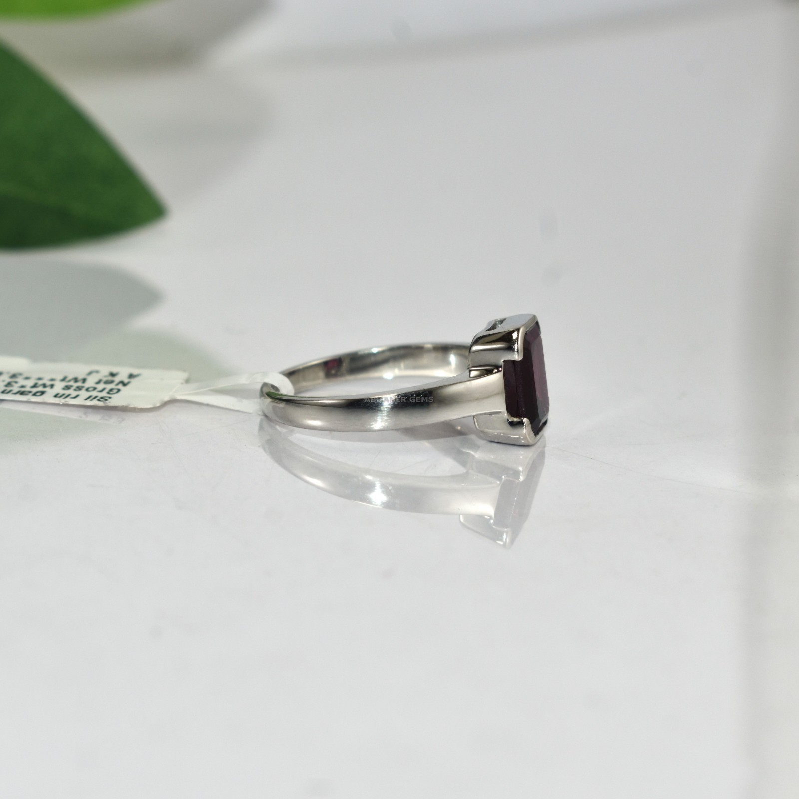 Gorgeous Garnet 925 Sterling Silver Ring Innovative Classic Handmade Jewelry