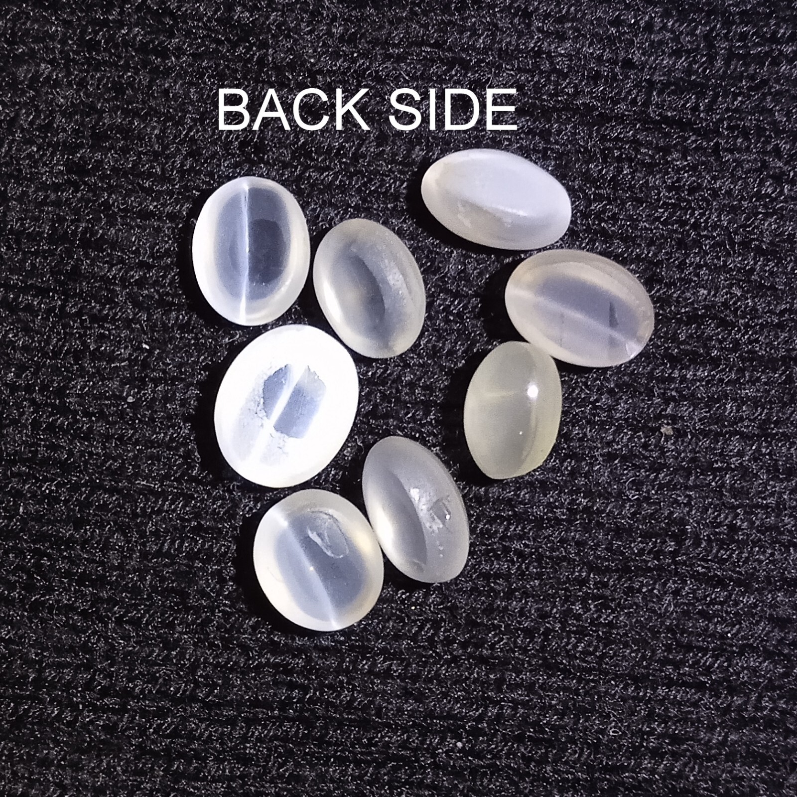 15 Carat 8×5.5-9.2×7.5 MM Natural Sillimanite Cat’s Eye Oval Shape 8 Piece Lot