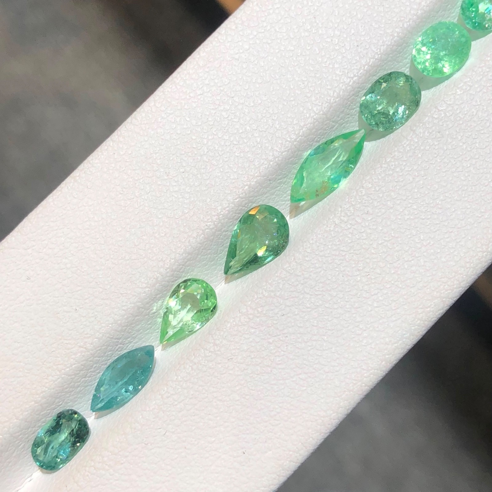 5.95 Carat Natural Paraiba Tourmaline Lot Mix Shape From Africa
