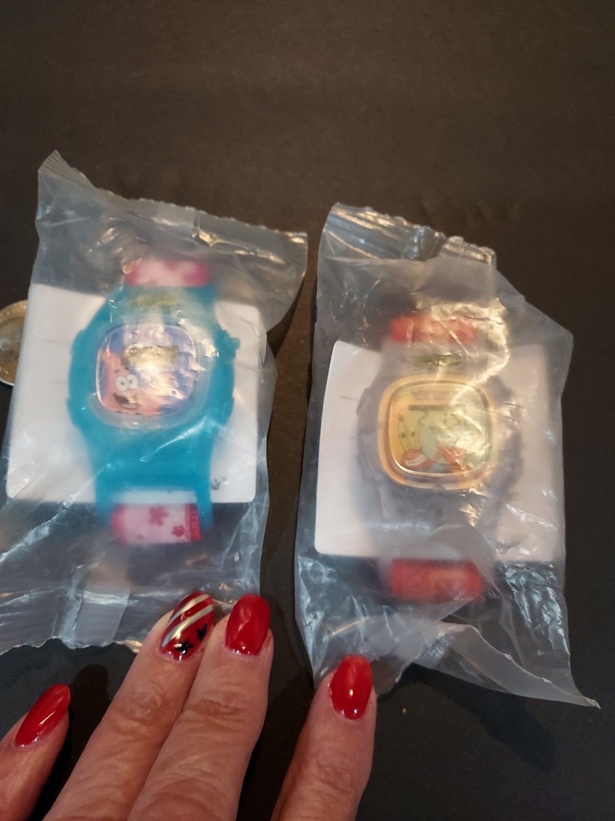 NIP 2004 Patrick & Mr. Krabs Kellog’s Watch Unisex Kids Vintage NOS Sealed