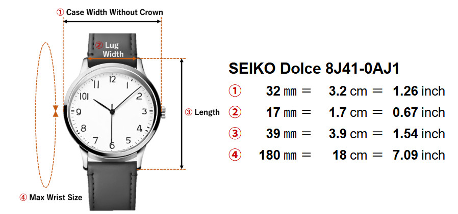 [NOS w/ BOX & PAPER] SEIKO Dolce 8J41-0AJ1 SACM171 32mm White Quartz Men’s Watch