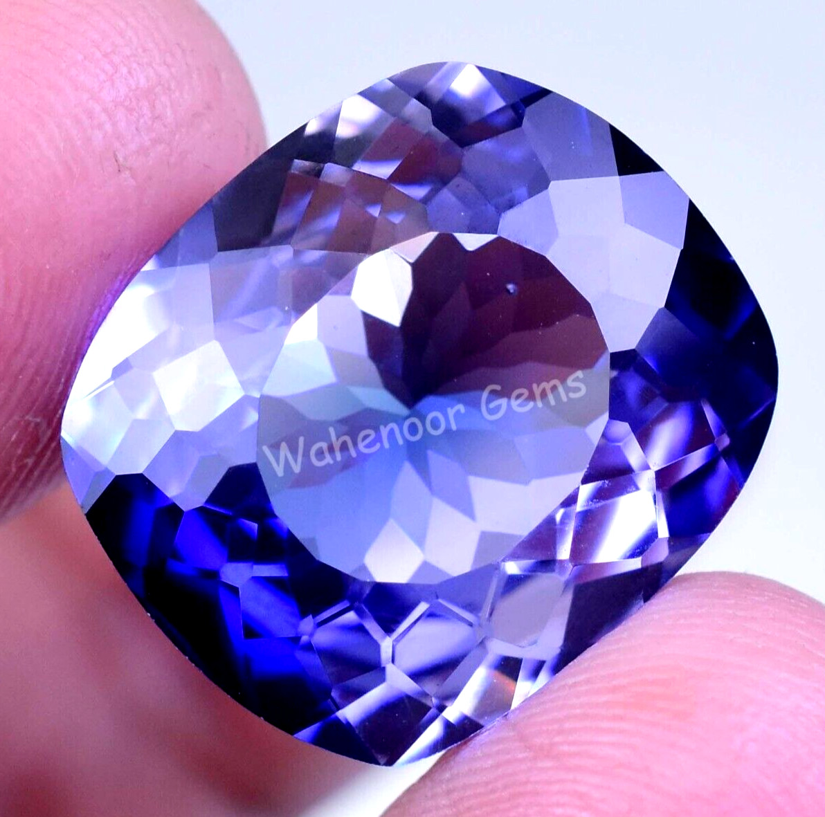 Natural 25.20 Ct Boysenberry Sapphire Cushion AGL Certified fabulous Gemstone