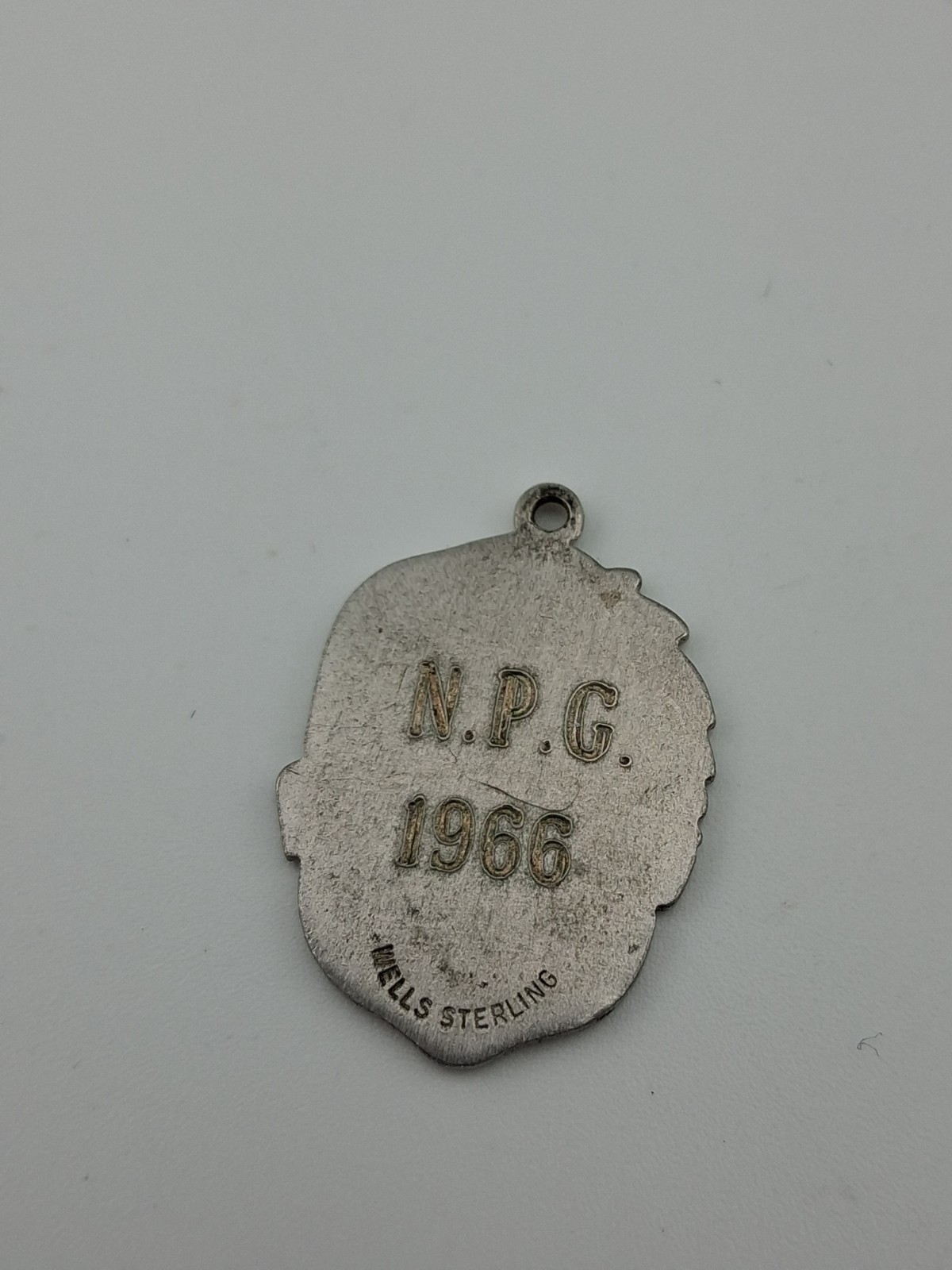 Sweet Vintage Wells Sterling Silver Little Boy Charm Engraved On Back 1966