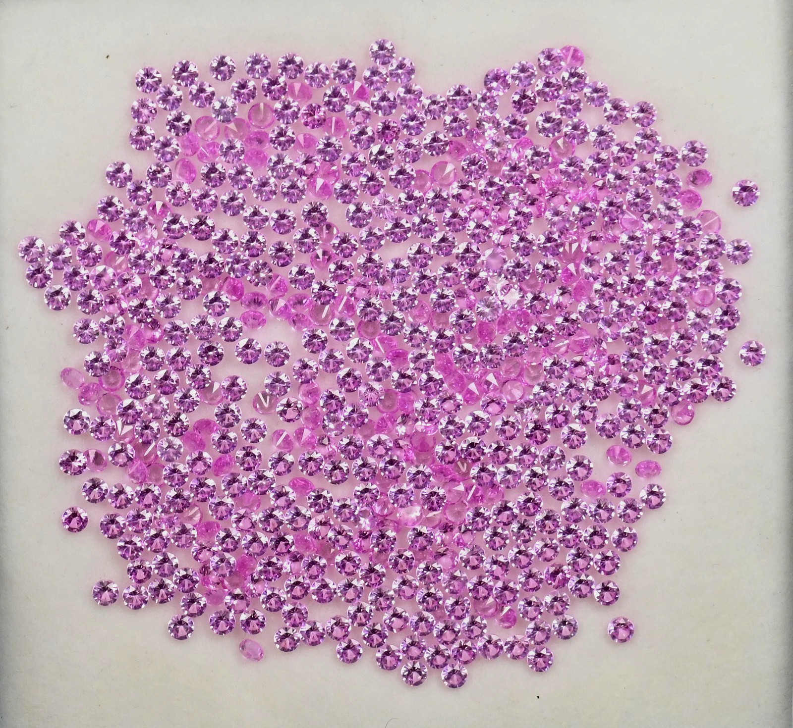 1000 Pcs Natural Mogok Pink Ruby 47.85 Ct Certified Stunning Loose Gemstone Lot