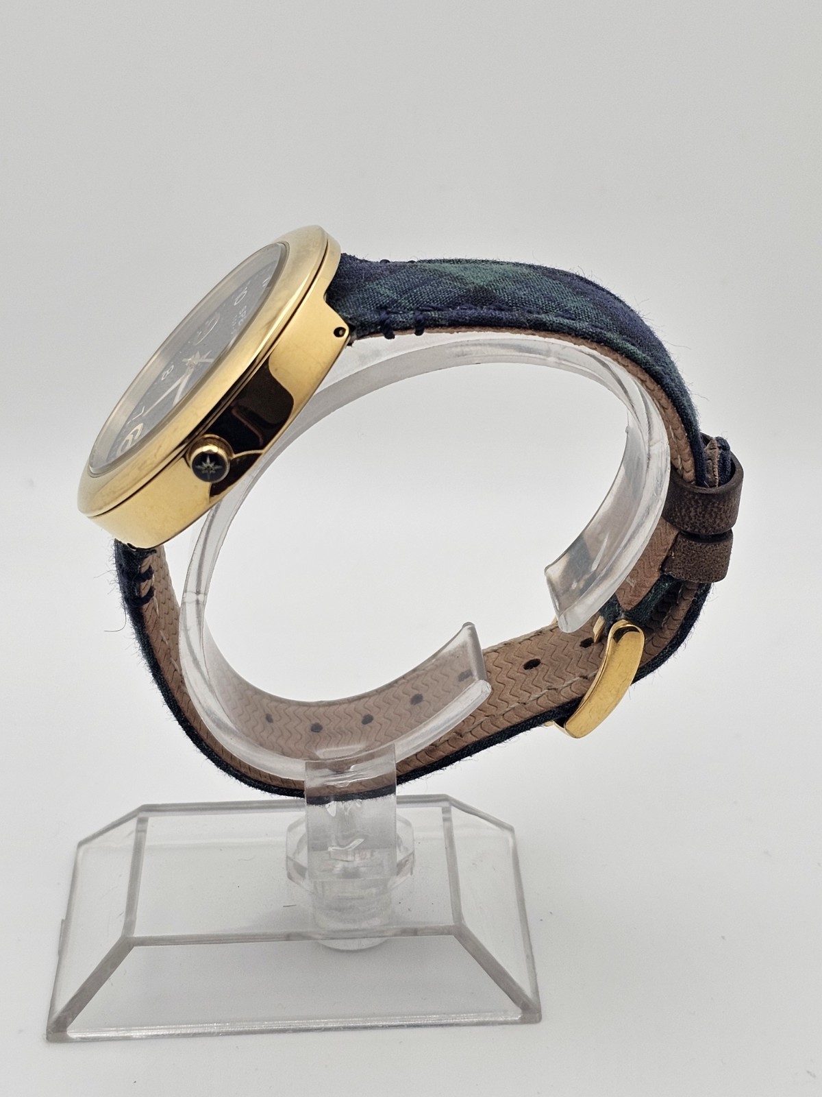 2013 SPERRY TOP-SIDER CLASSIC FLANNEL BLUE/GREEN/GOLD 40MM WOMEN ANALOG WATCH🔥