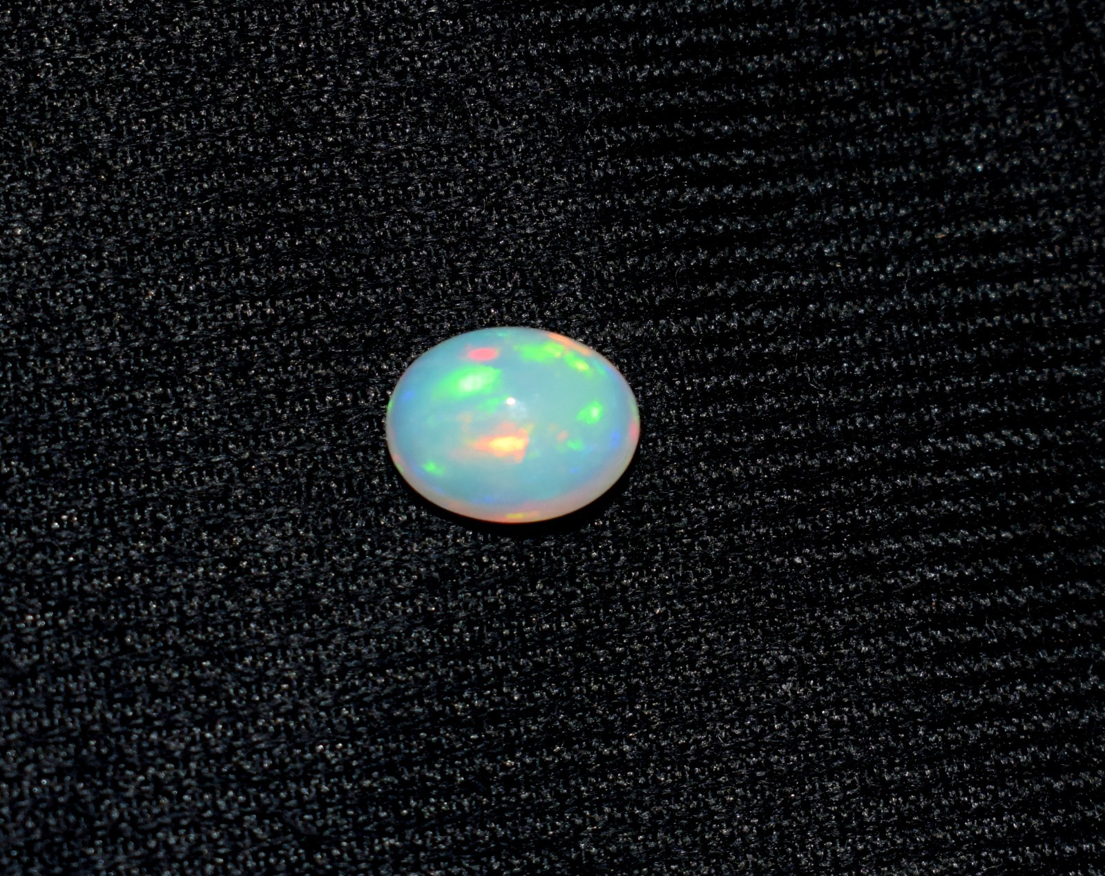 Natural Ethiopian Opal Wello Fire Opal Cabochon Gemstone 7X9mm Loose AAA 044