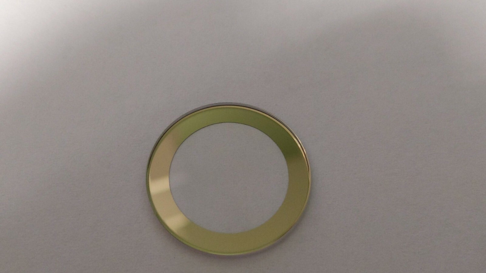 For Movado Bold crystal 25.0 x 1.3mm GOLD trim new for watch repair