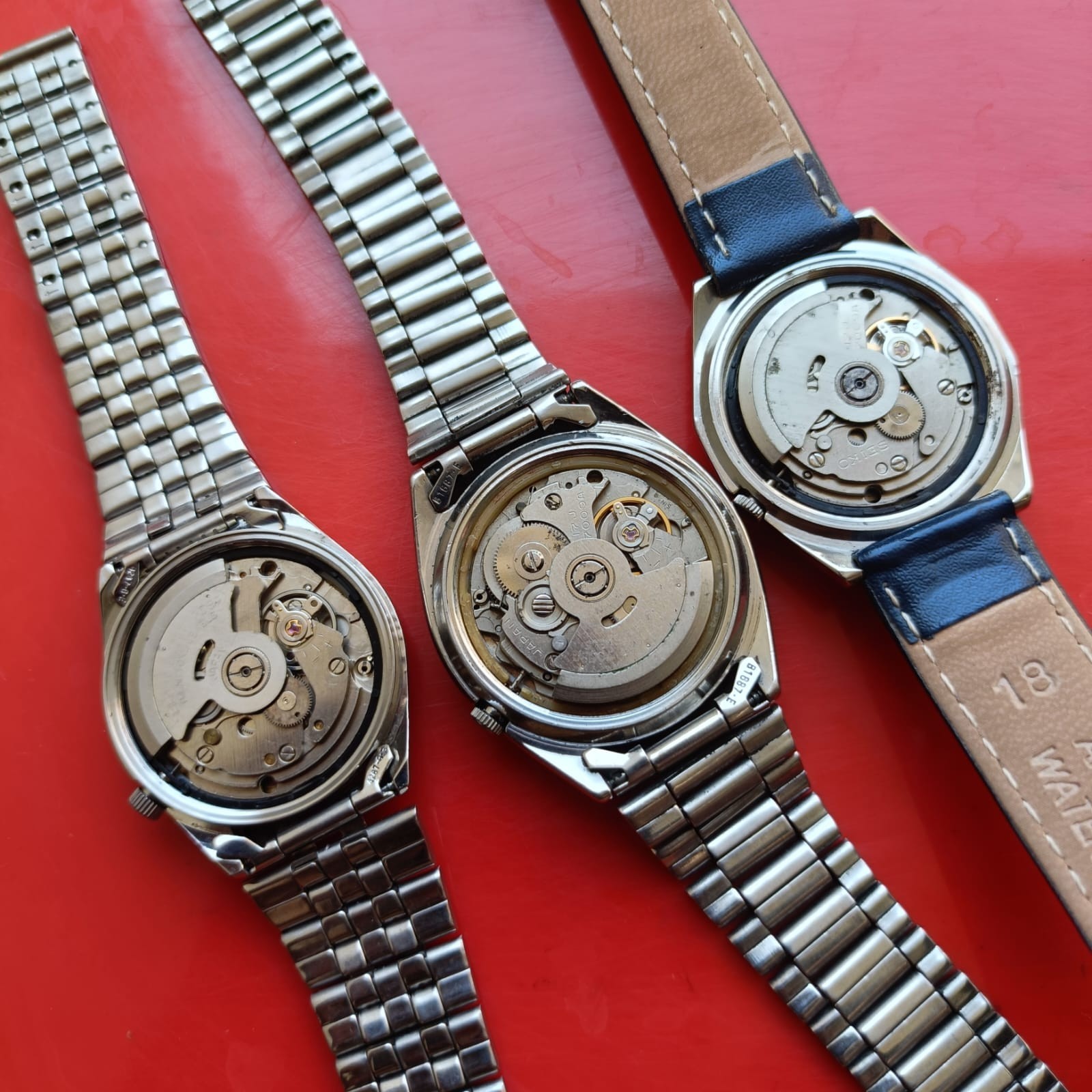 Lot of 3 Seiko 5 Automatic Watches 7009-3041 7019-6081 7009-8830 Vintage Men’s