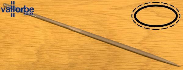 GLARDON-VALLORBE OVAL NEEDLE PRECISION FILES -160MM- CUTS 00-0-1-3-4 LA2409