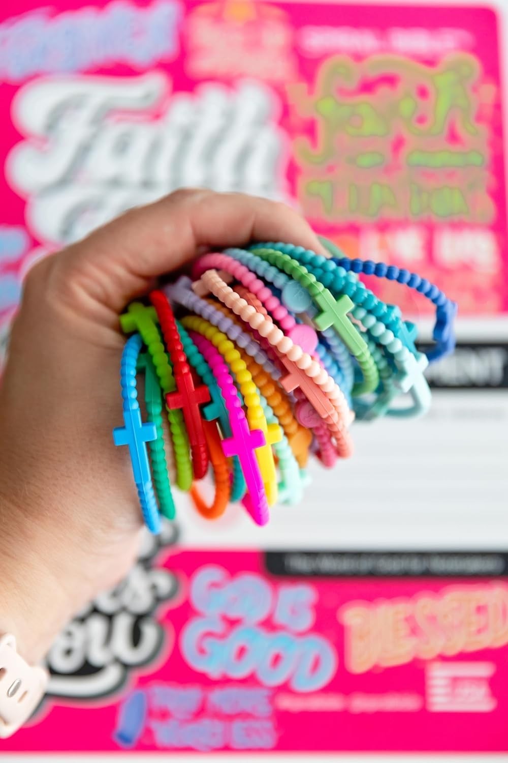 Jesus Bracelets – Cross Silicone Bracelet