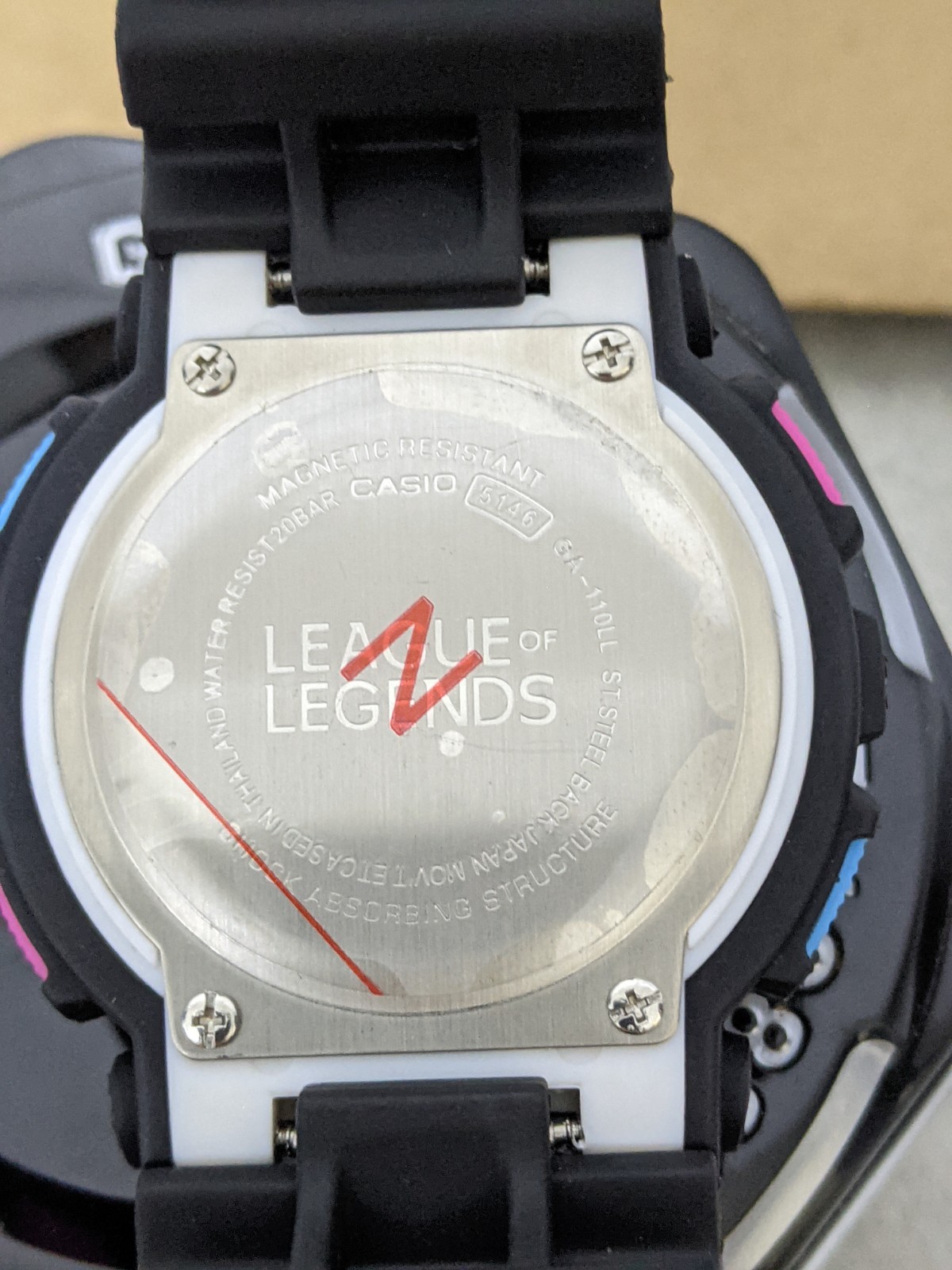 Casio G-SHOCK League of Legends GA-110LL Analogue/Digital 200m Resin