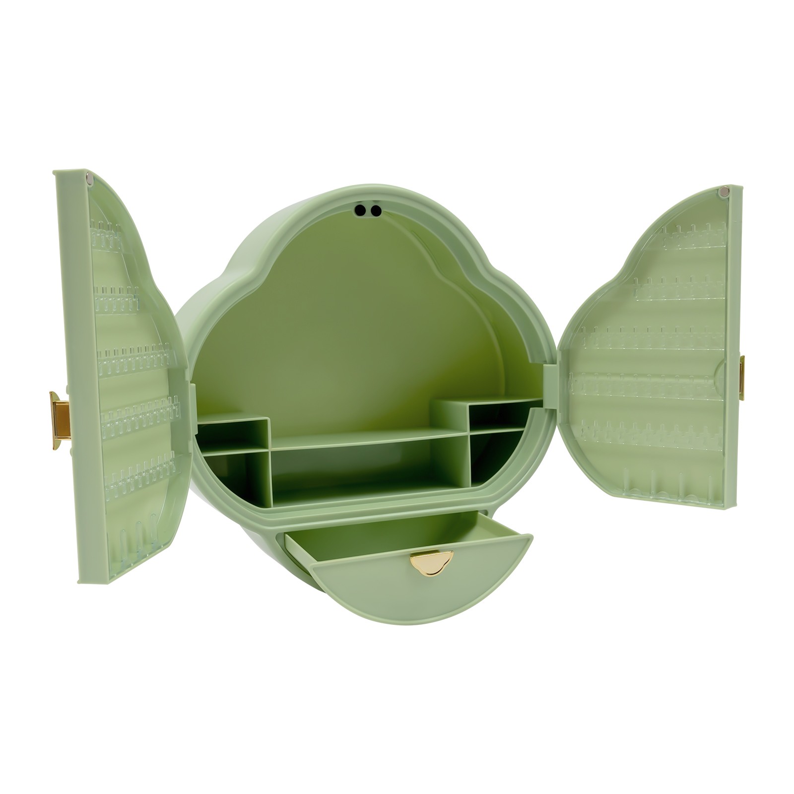 Bathroom Cosmetic Organizer, New-Chinese Style Cosmetics Jewelry Organizer