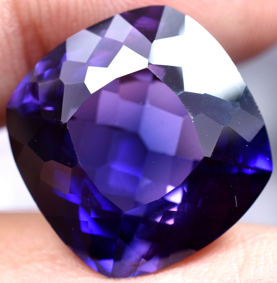 Natural 32.15 Ct Boysenberry Sapphire GGL Certified fabulous Loose Gemstone