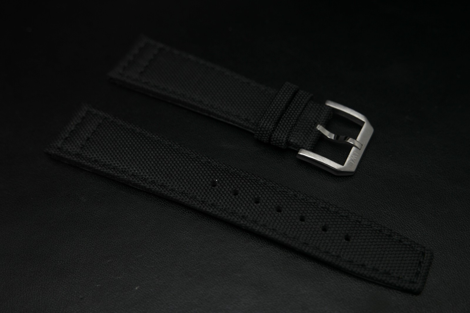 21mm For IWC Textile Fabric Nylon + Leather Back Watch Strap Made For IWC Watch