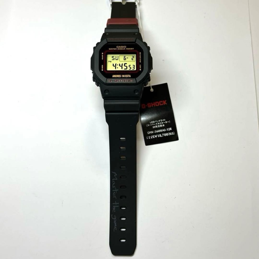 Casio G-Shock DW-5600AI-1JR Unused Andres Iniesta Digital Quartz Men’s Watch