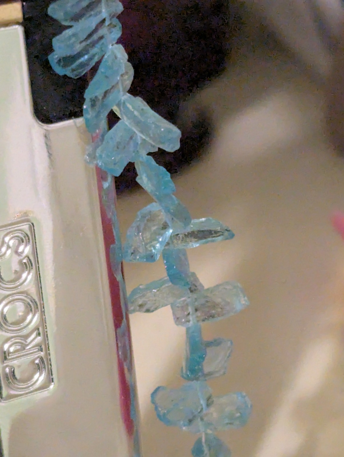 Light Blue sky apatite Crystal Bracelet 5.5 In