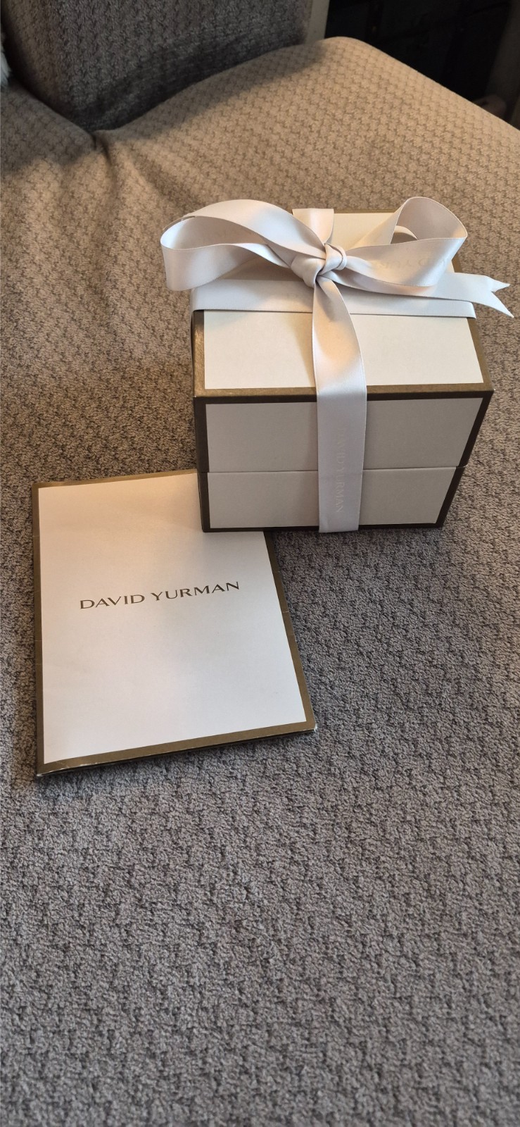 David Yurman 18k White Gold cable bracelet. With Mave’ diamonds