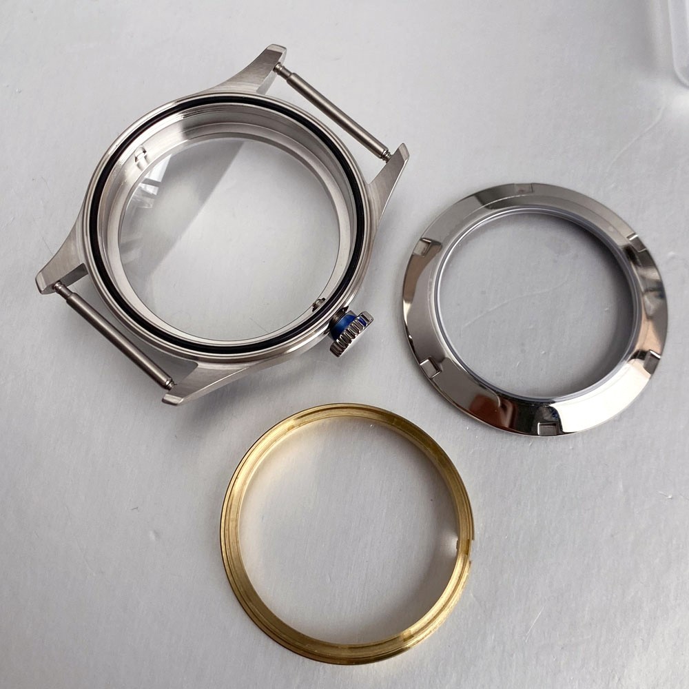 38mm Retro Watch Case with Dial Set Clear Back Fit NH35 NH36 NH38 ETA2824 PT5000